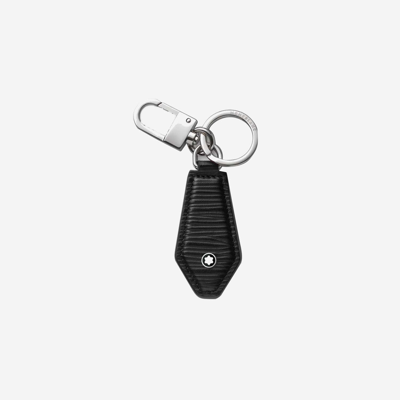 Montblanc Diamond Shaped Meisterstück Keychain In Black