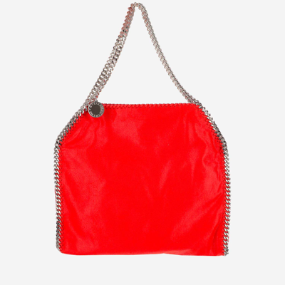 Stella Mccartney Falabella Chained Tote Bag In Red