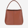 TOD'S TODS LARGE LEATHER T CASE HOBO BAG