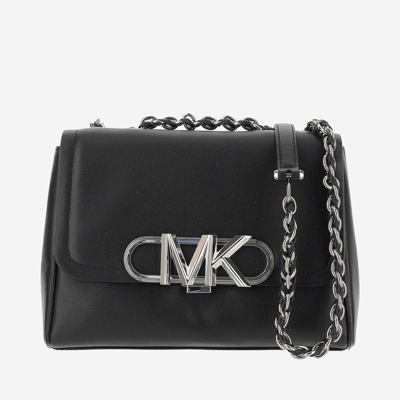 Michael Michael Kors Parker Xl Convertible Chain Shoulder Bag In Black