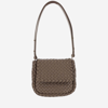 Bottega Veneta Cobble Mini Shoulder Bag In Beige