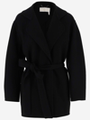 CHLOÉ WOOL AND CASHMERE BLEND SHORT COAT