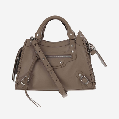 Balenciaga Neo Classic City Xs Tote Bag In Brown