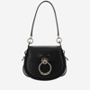 Chloé Tess Shoulder Bag In Black