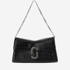 MARC JACOBS THE CROC-EMBOSSED ST. MARC CONVERTIBLE CLUTCH