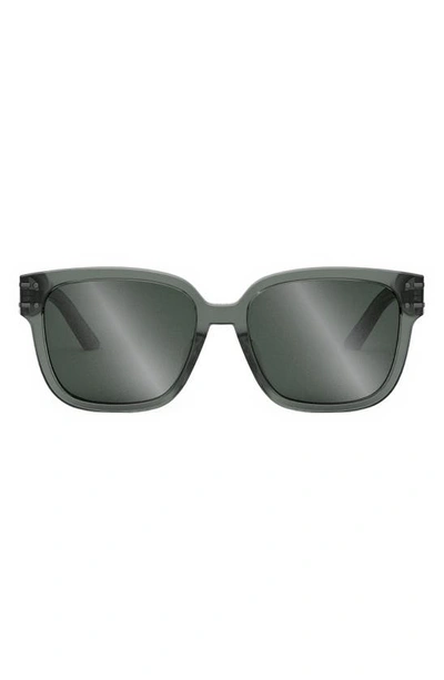 Dior The Signature S7f 58mm Square Sunglasses In Grey