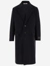 VALENTINO WOOL BLEND SINGLE-BREASTED COAT