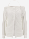 Jacquemus La Chemise Peplo Off In White
