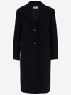 ALBERTO BIANI SINGLE-BREASTED WOOL LONG COAT