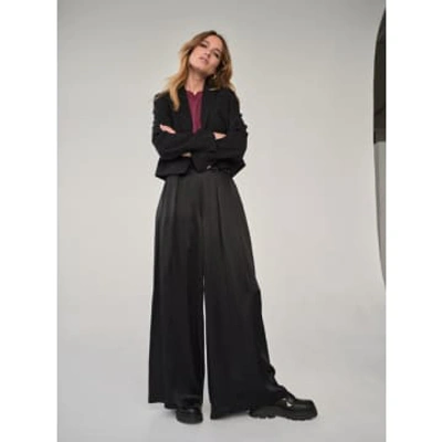 Mos Mosh Thea Glossi Pant,long-black-157400