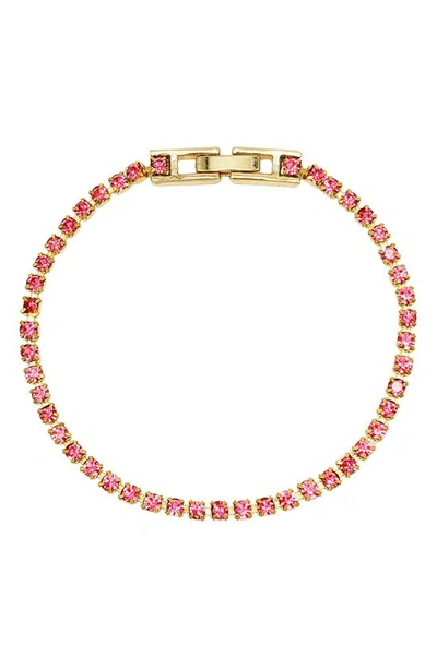 Petit Moments Glitz Crystal Bracelet In Pink