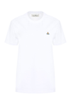 Vivienne Westwood Orb-embroidered Organic Cotton T-shirt In White