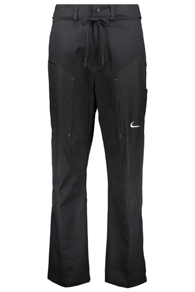 Off-white Nike X  Techno Fabric Track Pants In Black