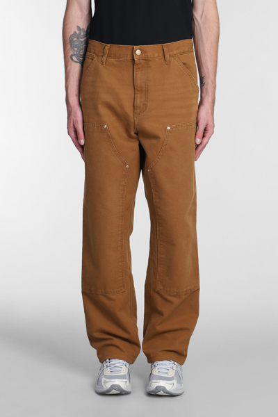 Carhartt Pants In Brown Cotton