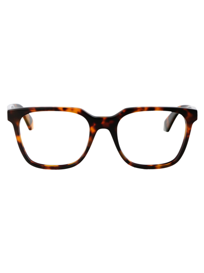 Off-white Optical Style 38 Glasses In 6000 Havana