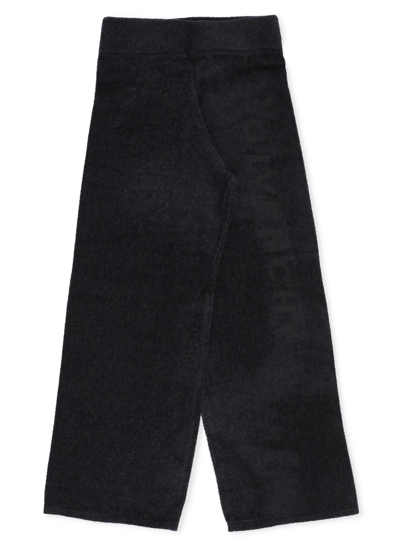 Givenchy Kids' Logoed Palazzo Trousers In Black