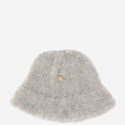 Myssy Wool Bucket Hat In Grey