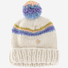 Myssy Wool Beanie Hat With Pom Pon In Red