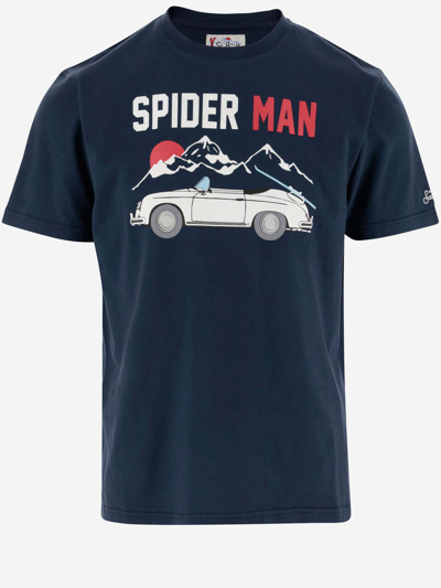 Mc2 Saint Barth Spider Man Cotton T-shirt In Red