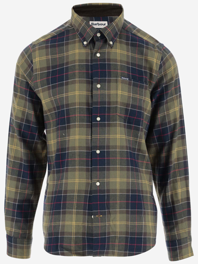 Barbour Cotton Shirt With Check Pattern In Classic Tartan