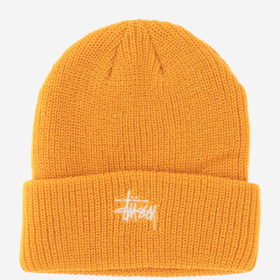 Stussy Beanie With Logo In Orange