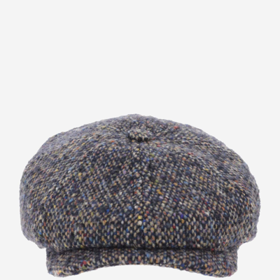 Stetson Wool Coppola In Blue/beige