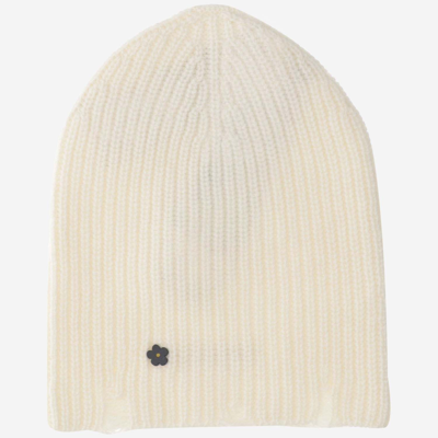 A Paper Kid Wool And Cashmere Beanie In Beige