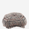STETSON WOOL CAP WITH CHECK PATTERN