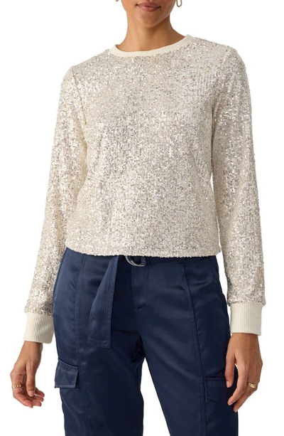 Sanctuary Sparkle Together Sequin Top In Champagne