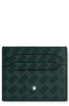 Montblanc Extreme 3.0 Leather Card Case In British Green