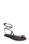 Tkees Jo Lace-up Sandal In Black