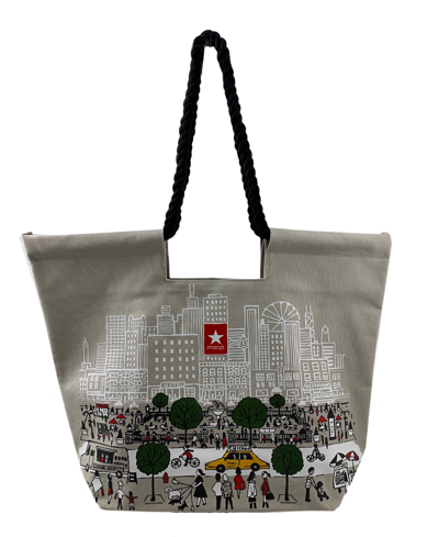 Macy's Chicago Large Canvas Weekender Bag, Created For  In Gray