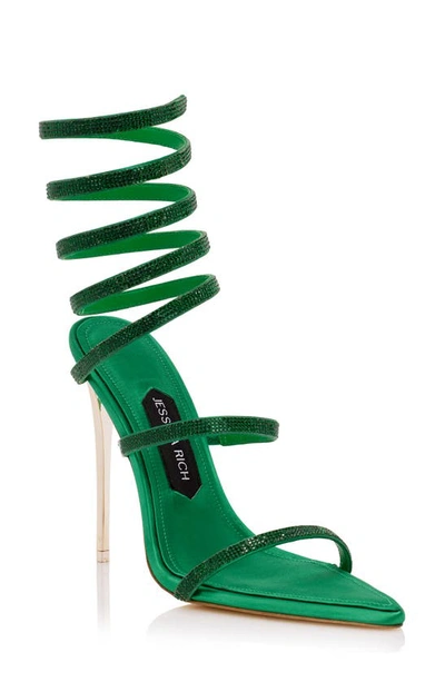 Jessica Rich Candy Ankle Strap Sandal In Green