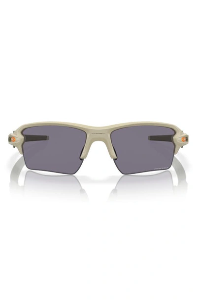 Oakley Flak 2.0 Xl 59mm Rectangular Polarized Sunglasses In Grey