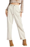 Billabong Leia Pants In White Cap