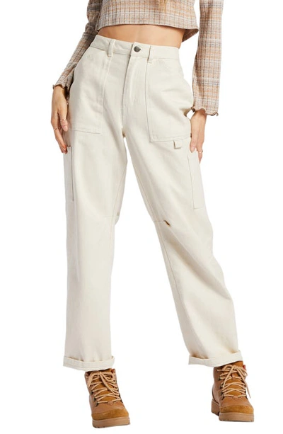 Billabong Leia Pants In White Cap