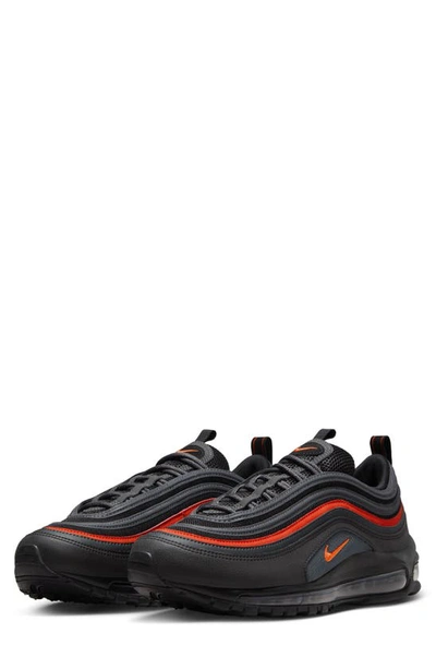 Nike Men's Air Max 97 Shoes In Black/picante Red/anthracite