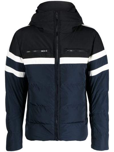 Fusalp Blue Abelman Panelled Puffer Jacket