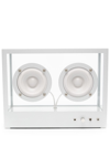 Transparent White Small  Speaker In Metal