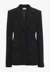Chloé Wool Single-breasted Blazer In Black