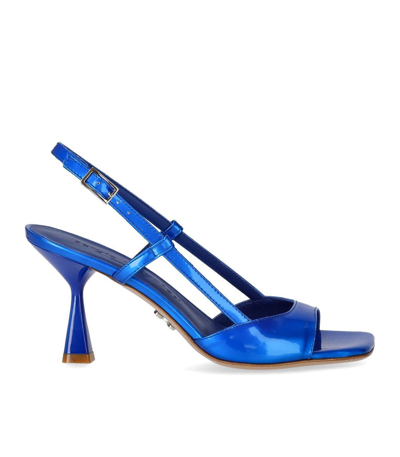 Sergio Levantesi Ilenia Elektrisches Blau Sandale Mit Absatz In Blue