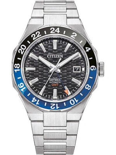Pre-owned Citizen Nb6031-56e Series 8 Automatic Gmt Mens Watch 41mm