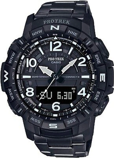 Pre-owned Casio [] Pro Trek Wristwatch [domestic Genuine Product] Climber Line Prt-b50yt-1j