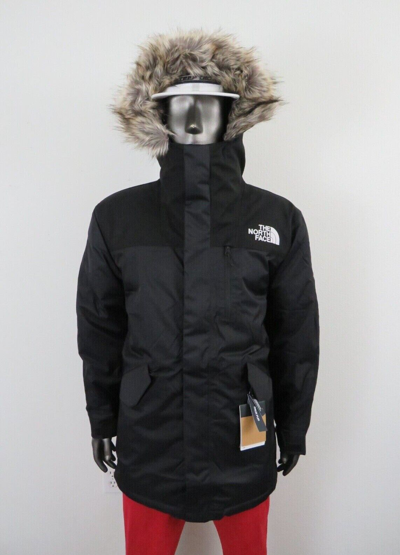 Pre-owned The North Face Mens  Bedford Waterproof Down Parka Insulated Winter Jacket Black In Tnf Black / Tnf White Logo