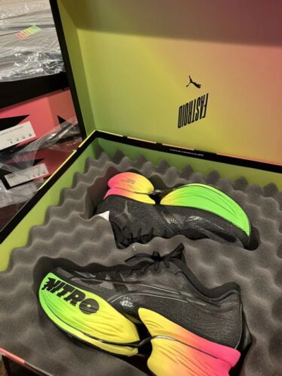 Pre-owned Puma Nitro Black Multicolorway Limited /2000 Athletic Shoes Mens Size 10