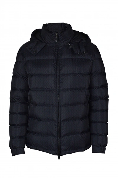 Valentino Puffer Jacket In Nero