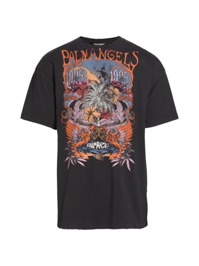 Palm Angels Palm Concert T-shirt In Multicoloured