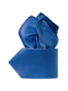 Stefano Ricci Men's Luxury Hand Printed Silk Tie Set In Blue