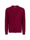 Stefano Ricci Men's Cashmere And Silk Cardigan In Red
