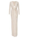 Katie May Women's In A Mood Cut-out Gown In Champagne